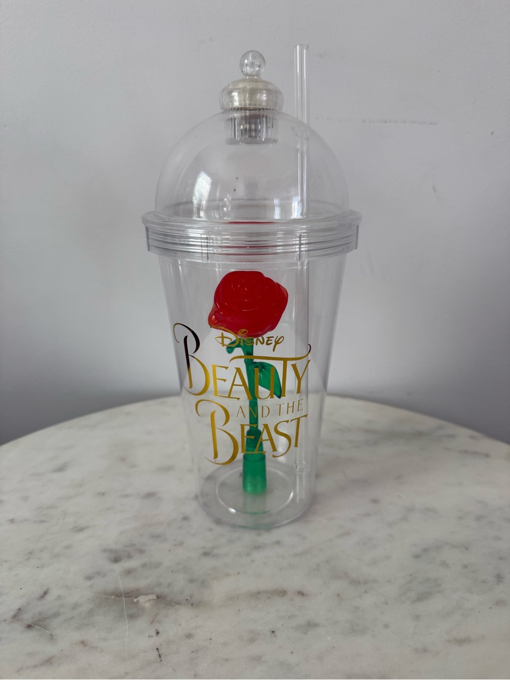 Disney Parks “Beauty and the Beast” Enchanted Rose Cup/Tumbler